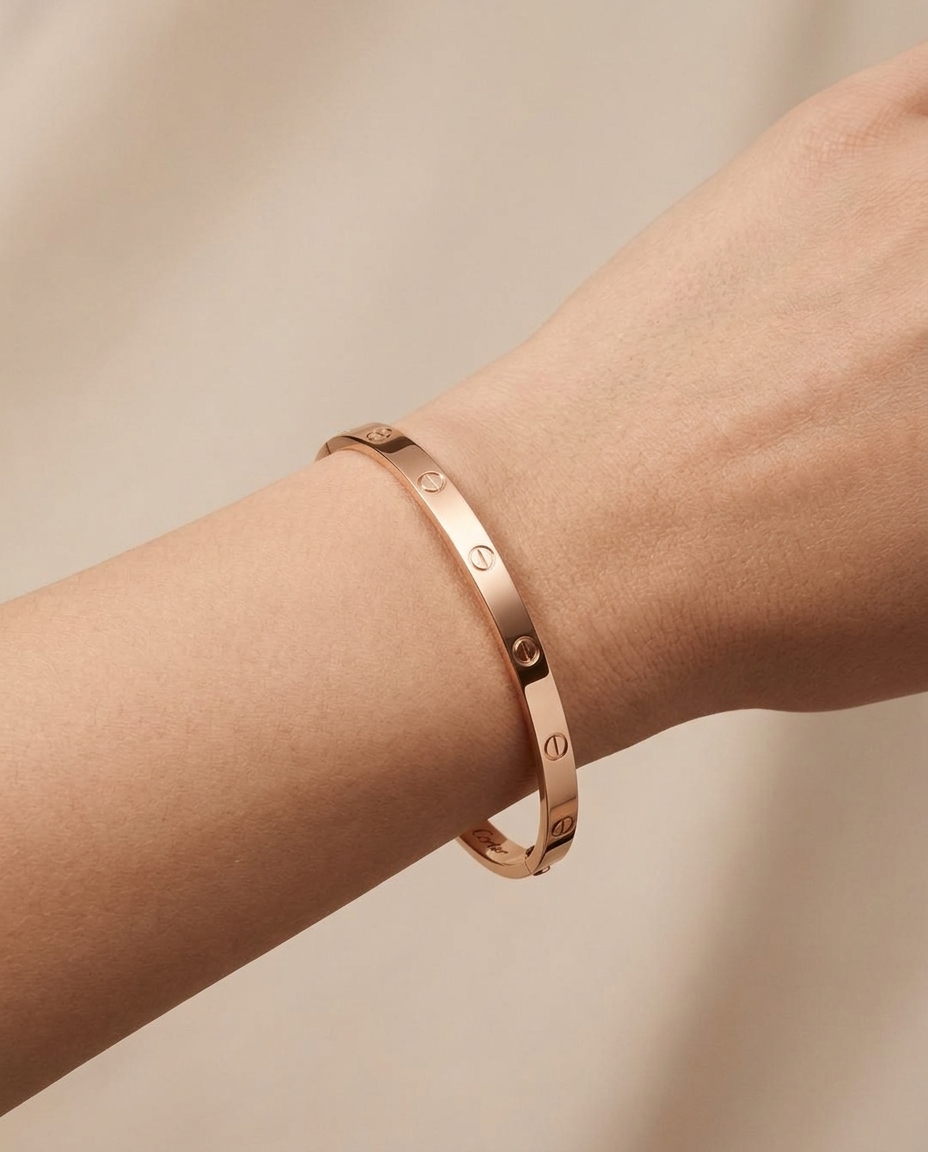 Cartier Love Bracelet on model