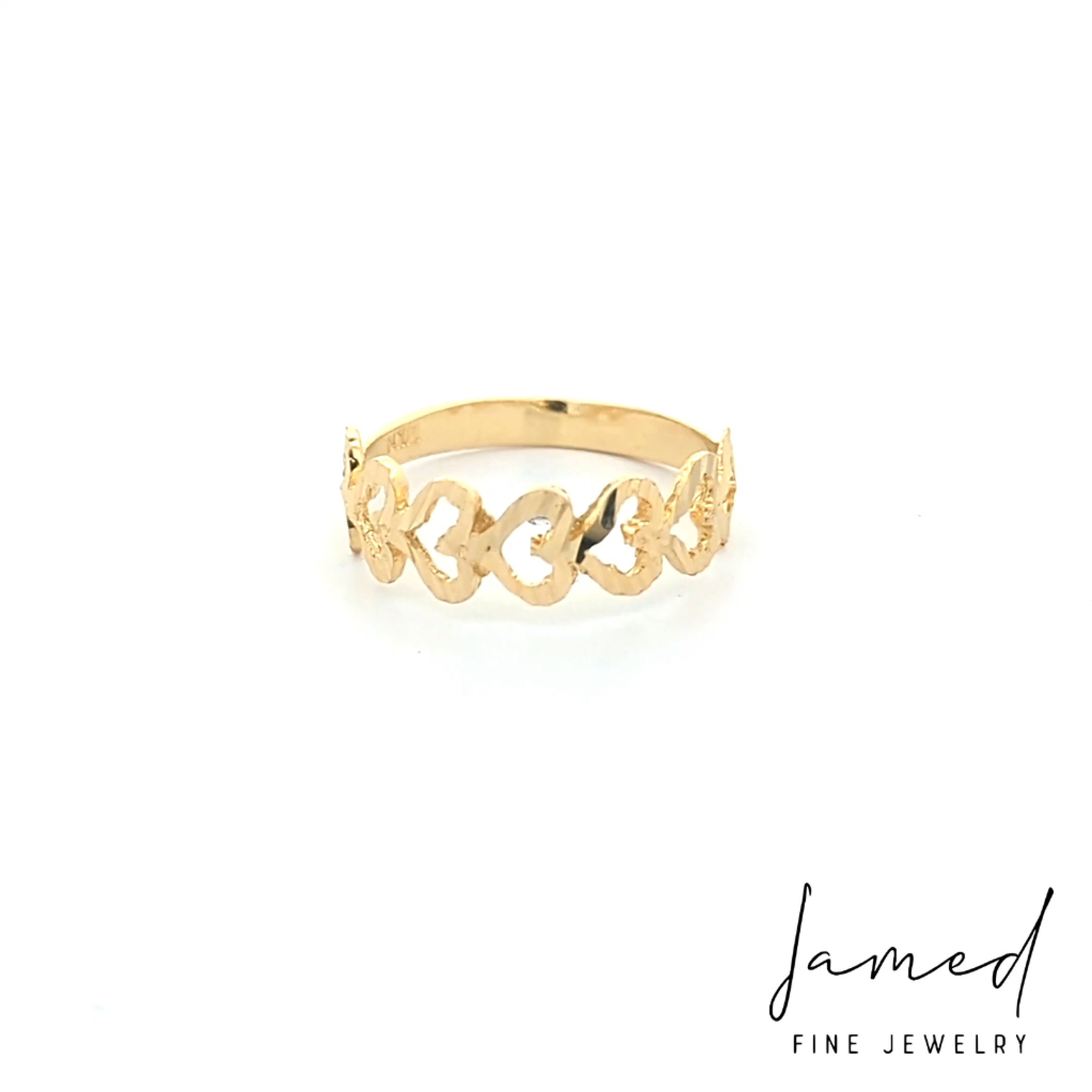 Plain Ring in Yellow Gold