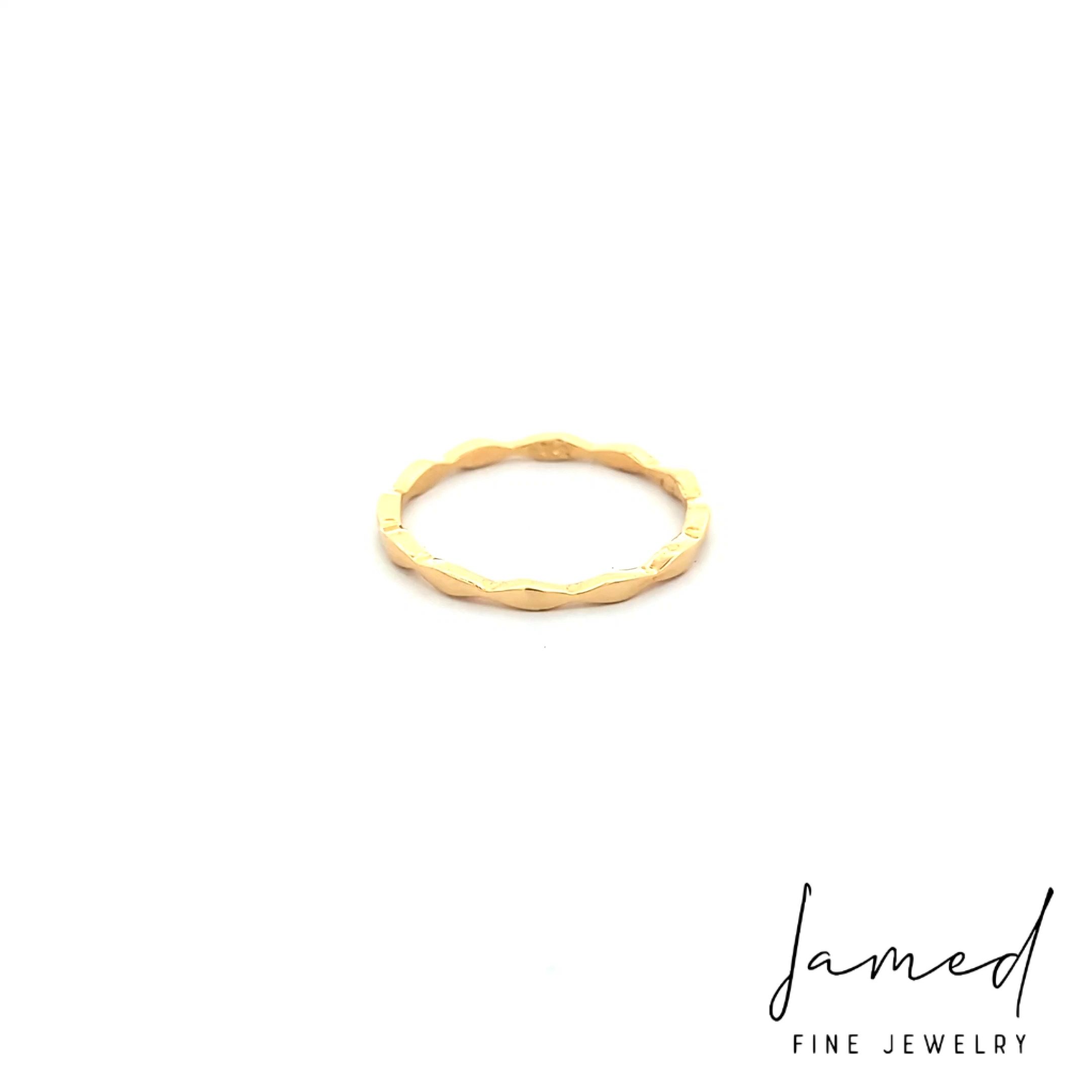 Plain Ring in Yellow Gold