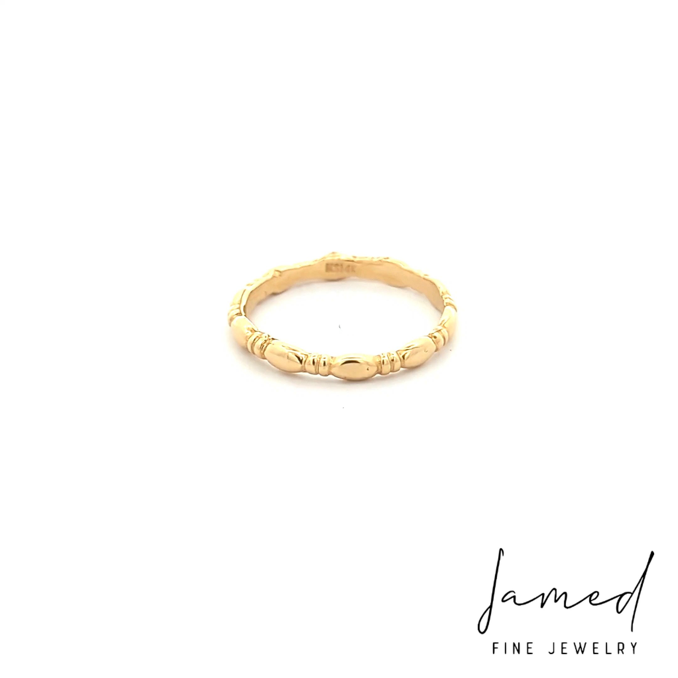 Plain Ring in Yellow Gold
