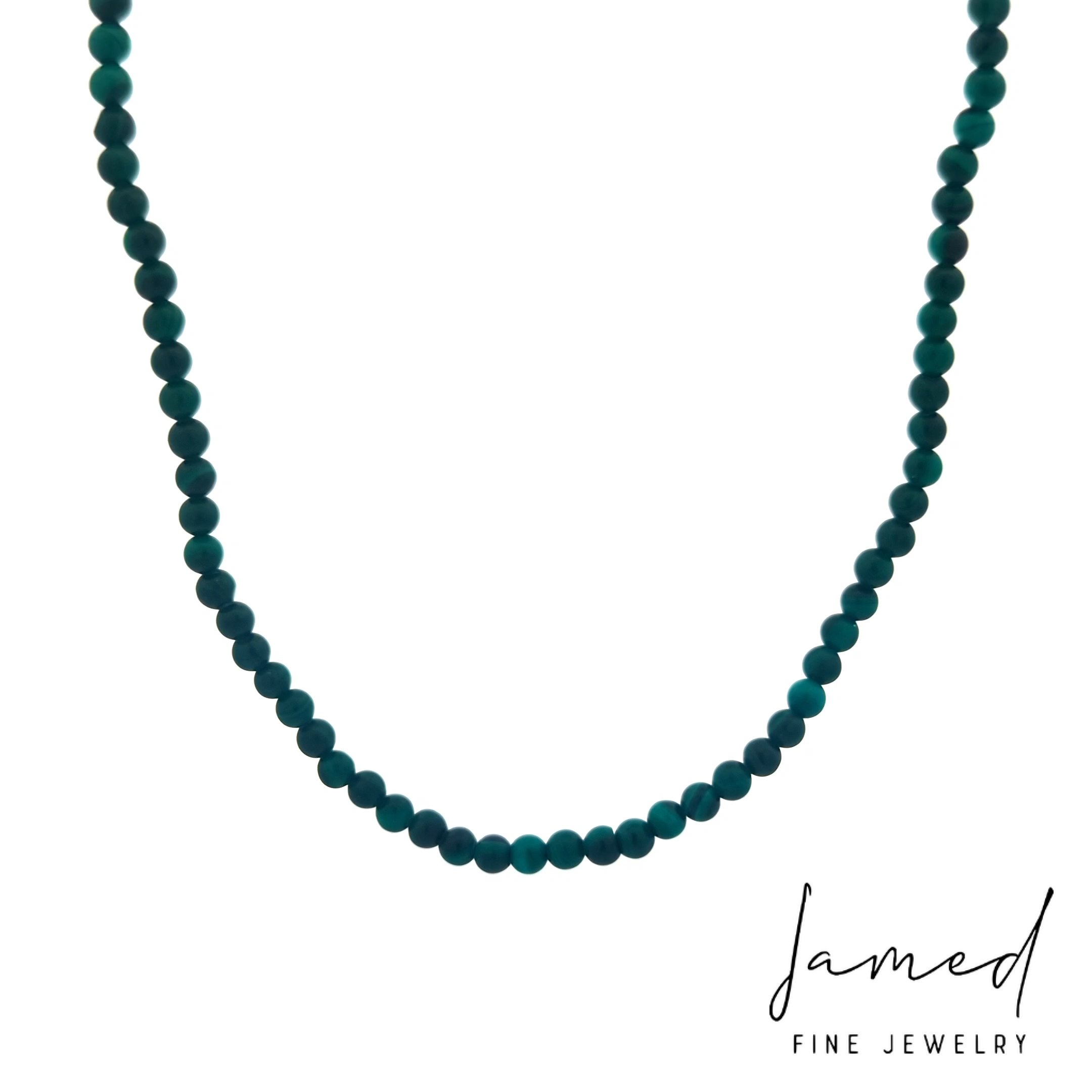 Malachite Beaded Necklace